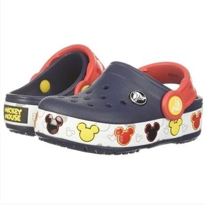 Kids Crocband Mickey Mouse Light-up Crocs
